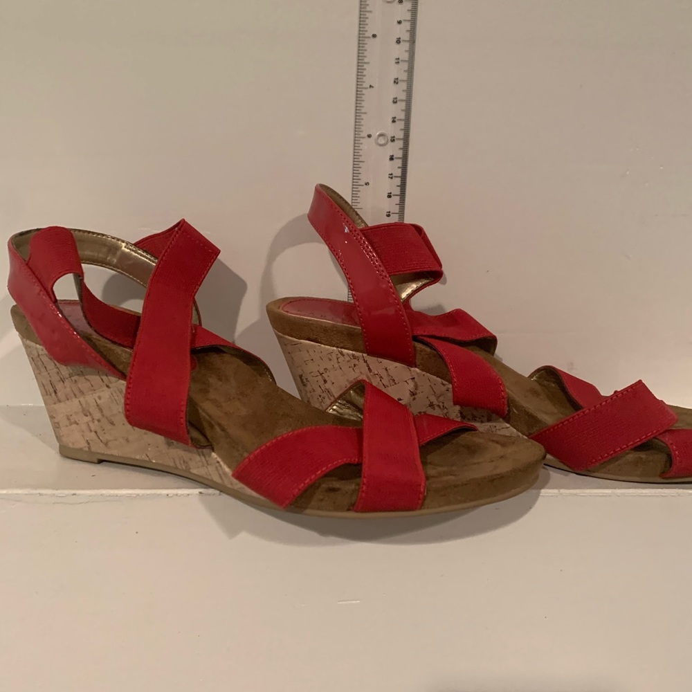 Karen Scott red sandals